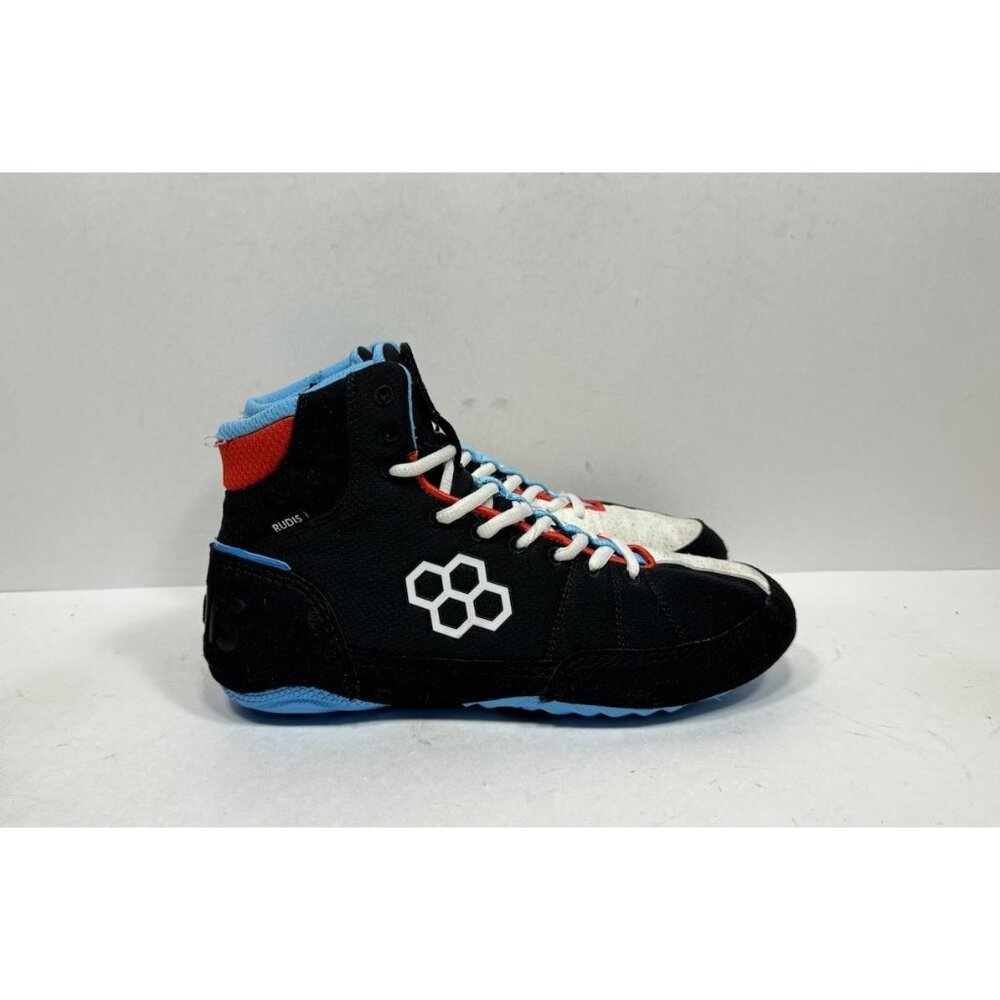 Rudis Colt 3.0‎ Wrestling Shoes Men's Size 8.5 / Womens 10 Black White Red Blue